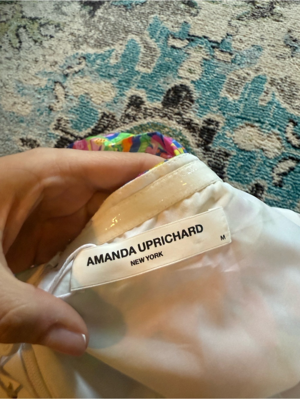 Amanda Uprichard Marin Dress Paradiso Floral Print REVOLVE NWT Halter Mini Dress - Picture 11 of 12